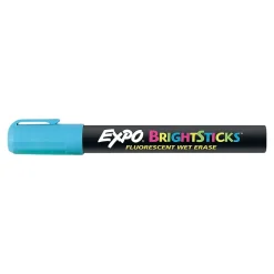 Expo BrightSticks Wet Erase Markers, Bullet Tip, Assorted, 5/Pack (14075)
