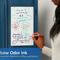 Expo Dry Erase Marker, Fine Tip, Assorted, 8/Pack (86601)