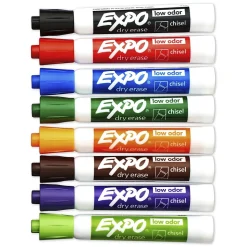 Expo Dry Erase Markers, Chisel Tip, Assorted, 192/Pack (2003995)