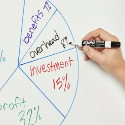 Expo Dry Erase Markers, Chisel Tip, Assorted, 4/Pack (81029)