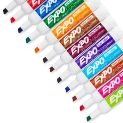 Expo Dry Erase Markers, Chisel Tip, Assorted, 16/Pack (81045)