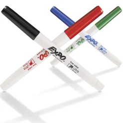 Expo Dry Erase Markers, Ultra Fine Tip, Assorted, 4/Pack (1871133)