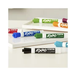 Expo Dry-Erase Marker, Chisel Tip, Black, 8/Pack (1980443)