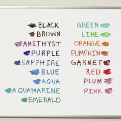 Expo Low Odor Tank Dry Erase Marker, Chisel Tip, Black, 12/Pack (80001)