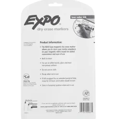 Expo Magnetic Dry Erase Markers, Chisel Tip, Assorted, 8/Pack (1944741)