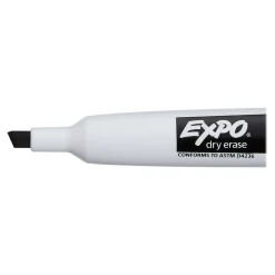 Expo Magnetic Dry Erase Markers, Chisel Tip, Black, 4/Pack (1944729)