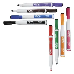 Expo Magnetic Tank Dry Erase Marker, Fine Tip, Assorted, 8/Pack (1944748)