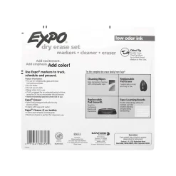 Expo Tank Dry Erase Marker, Chisel Tip, Assorted, Starter Set/Kit (80653)