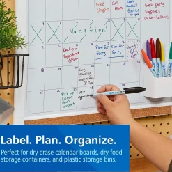 Expo Vis-a-Vis Wet Erase Markers, Fine Point, Assorted, 8/Pack (16078)