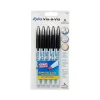 Expo Vis-a-Vis Wet Erase Marker, Fine Tip, Black Ink, 5/Pack (16665/2134050)