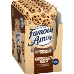 Famous Amos Wonders From the World Chocolate Cookies, 3 oz., 6/Box (FEU05908)