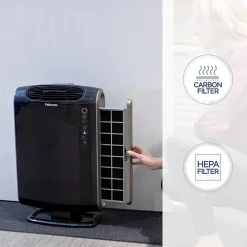 Fellowes AeraMax,True HEPA Console Air Purifier, Black (9286201/AEAAMAX)
