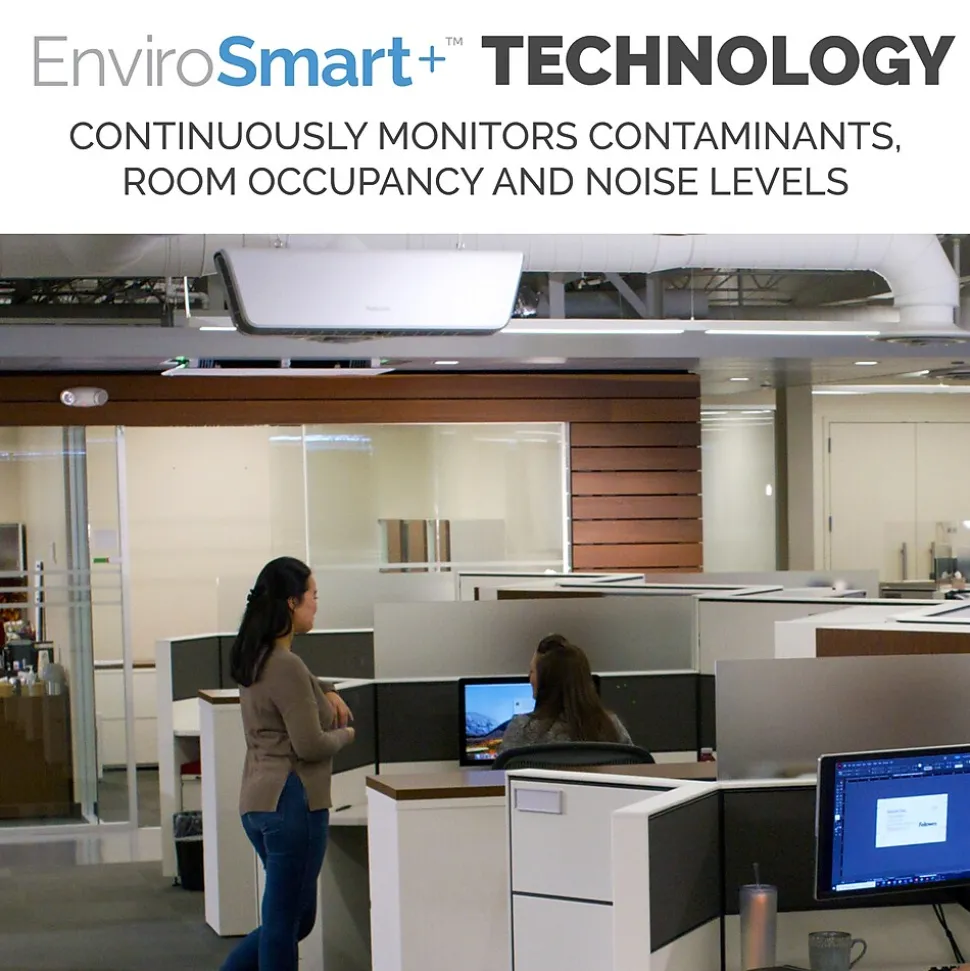 Fellowes Array AC2 True HEPA Ceiling Mounted Air Purifier, 5-Speed, Black (5889202)