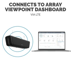 Fellowes Array AC2 True HEPA Ceiling Mounted Air Purifier, 5-Speed, Black (5889202)