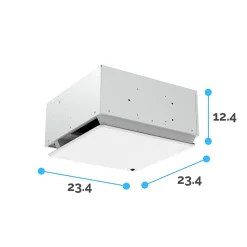Fellowes Array AR1 True HEPA Ceiling Mounted Air Purifier, 5-Speed, White (5888601)