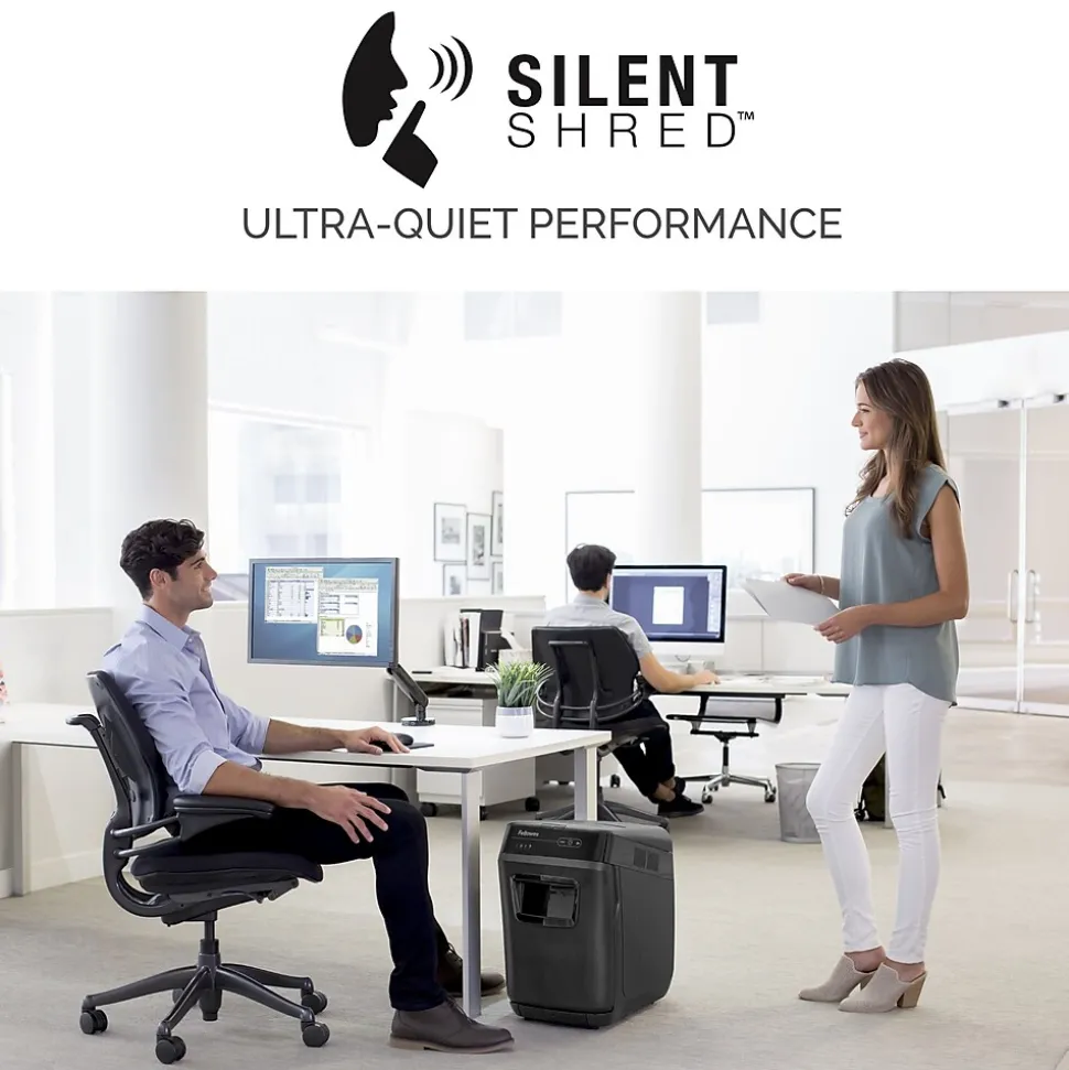 Fellowes AutoMax 200M 200 Sheet Micro-Cut Personal Shredder (4656201)