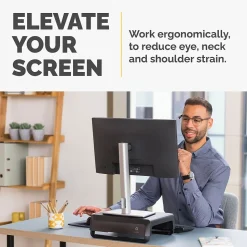 Fellowes Breyta Collection Adjustable Monitor Stand, Black (100098502)