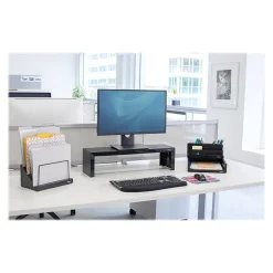 Fellowes Designer Suites Desk Shelf, Holds Up to 30 lbs., Black (8038801)