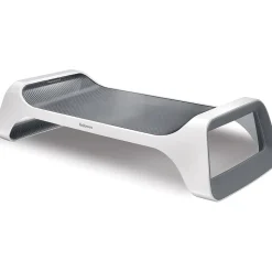 Fellowes I-Spire Series Monitor Stand, Up to 21", White/Gray (9311101)