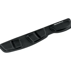 Fellowes Keyboard Palm Support, Fabric, Black (9182801)