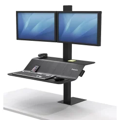 Fellowes Lotus Adjustable Monitor Stand, Black (8082001)