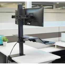 Fellowes Lotus Adjustable Monitor Stand, Black (8082001)