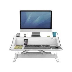 Fellowes Lotus Monitor Stand, White (0009901)