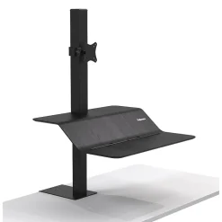Fellowes Lotus VE Sit-Stand Single Manual Lift Workstation, Black (2750862)