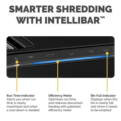 Fellowes LX220 20-Sheet Micro-Cut Shredder, Black (5015401)