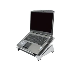 Fellowes Office Suites 15.06"W x 10.5"D Plastic Laptop Riser, Black/Silver (8032001)