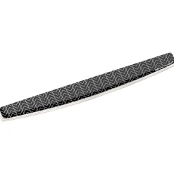 Fellowes Photo Gel Keyboard Wrist Rest with MICROBAN, Black Chevron (9550001)