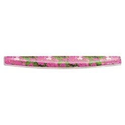 Fellowes Photo Gel Wrist Rest, Pink Flowers (9179101)