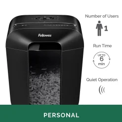 Fellowes Powershred LX45 8-Sheet Cross Cut Personal Paper Shredder (FEL4400201)