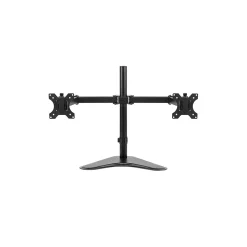 Fellowes Professional Series Free-standing Dual Horizontal Monitor Arm, Up to 27