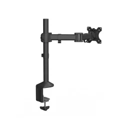 Fellowes Reflex Single Adjustable Arm, Up to 32" Monitor, Black (8502501)