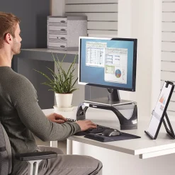 Fellowes Smart Suites Corner Monitor Riser, Up to 32