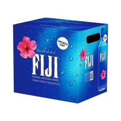 FIJI Water, 23.67 Fl. Oz., 6 Bottles/Pack, 2 Packs/Carton (00067)