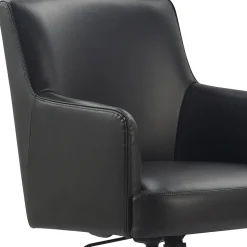Finch Belmont Ergonomic Leather Swivel Executive Chair, Charcoal (CHR10061C)