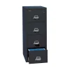Fire King 1-Hour Fire Resistant Vertical File Cabinet, Legal, 4-Drawer, Black, 31 1/2"D, Truck to Loading Dock