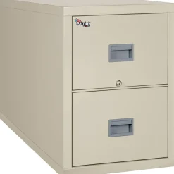 FireKing Patriot 2-Drawer Vertical File Cabinet, Legal, Putty, 20 13/16"W (2P2131CPAI)