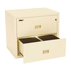 FireKing Turtle 2-Drawer Lateral File Cabinet, Fire Resistant, Letter/Legal, Beige, 31.13"W (2R3122-CPA)
