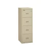 FireKing Turtle 4-Drawer Vertical File Cabinet, Fire Resistant, Letter/Legal, Beige, 22.13"D (4R1822-CPA)