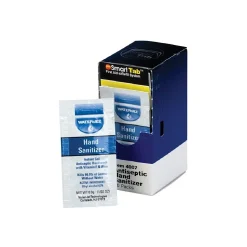 First Aid Only Antiseptic Hand Sanitizer Packets, 10/Box (FAE-4007)