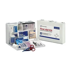 First Aid Only Metal First Aid Kit with Medication, 25 People, 106 Pieces (224-U/FAO)