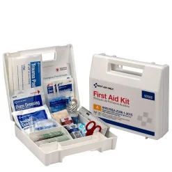 First Aid Only Plastic First Aid Kit, ANSI 2015 Class A, 25 People, 89 Pieces (90588)
