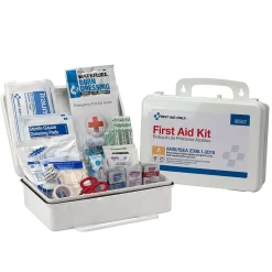 First Aid Only Plastic First Aid Kit, ANSI 2015, 25 People, 89 Pieces (90562)