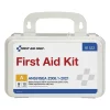 First Aid Only Plastic Weatherproof First Aid Kit, ANSI 2021 Class A, 10 People, 76 Pieces (91322)