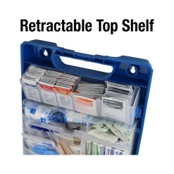 First Aid Only QuickTreat First Aid Kit, Plastic Case, 50 People, 370 Pieces (91407)