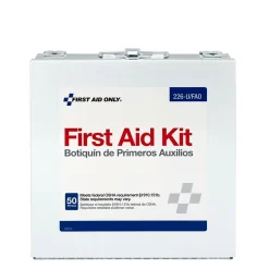 First Aid Only Unitized First Aid Kit, Metal Case, 50 People, 191 Pieces (226-U/FAO)