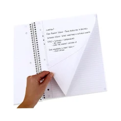 Five Star Soft Petals 1-Subject Notebooks, 8.5